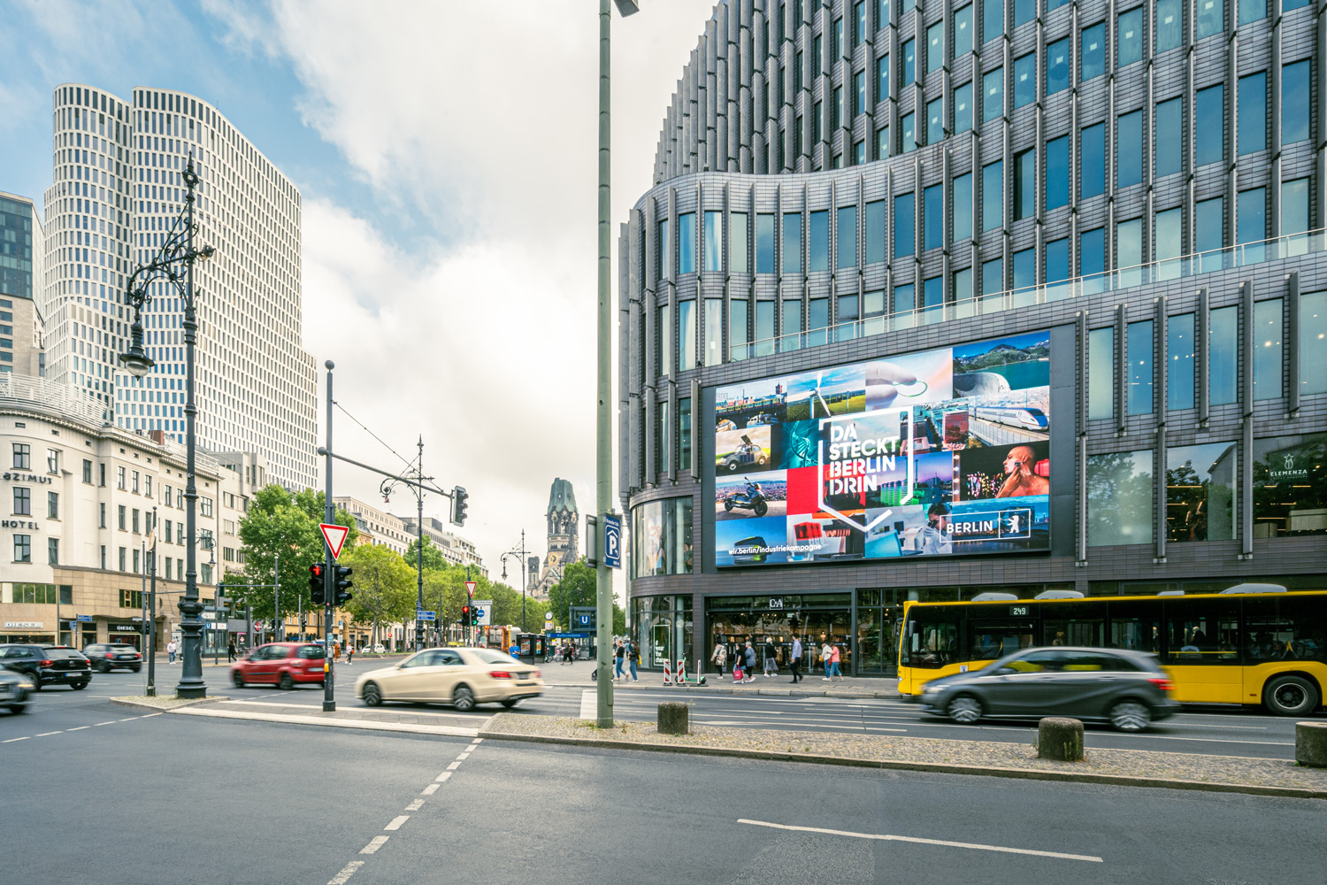 Industriekampagne Berlin Partner für Wirtschaft und Technologie GmbH am Kranzlereck, Berlin Charlottenburg