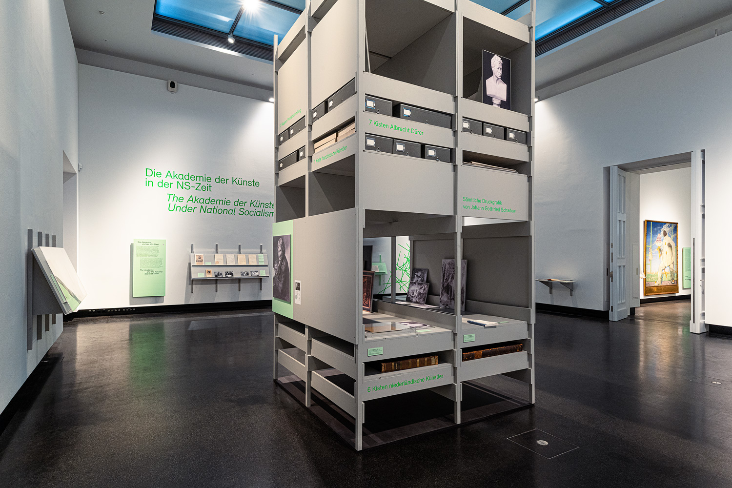 Ausstellungsdokumentation Spurensicherung, Akademie der Künste, Pariser Platz, Berlin