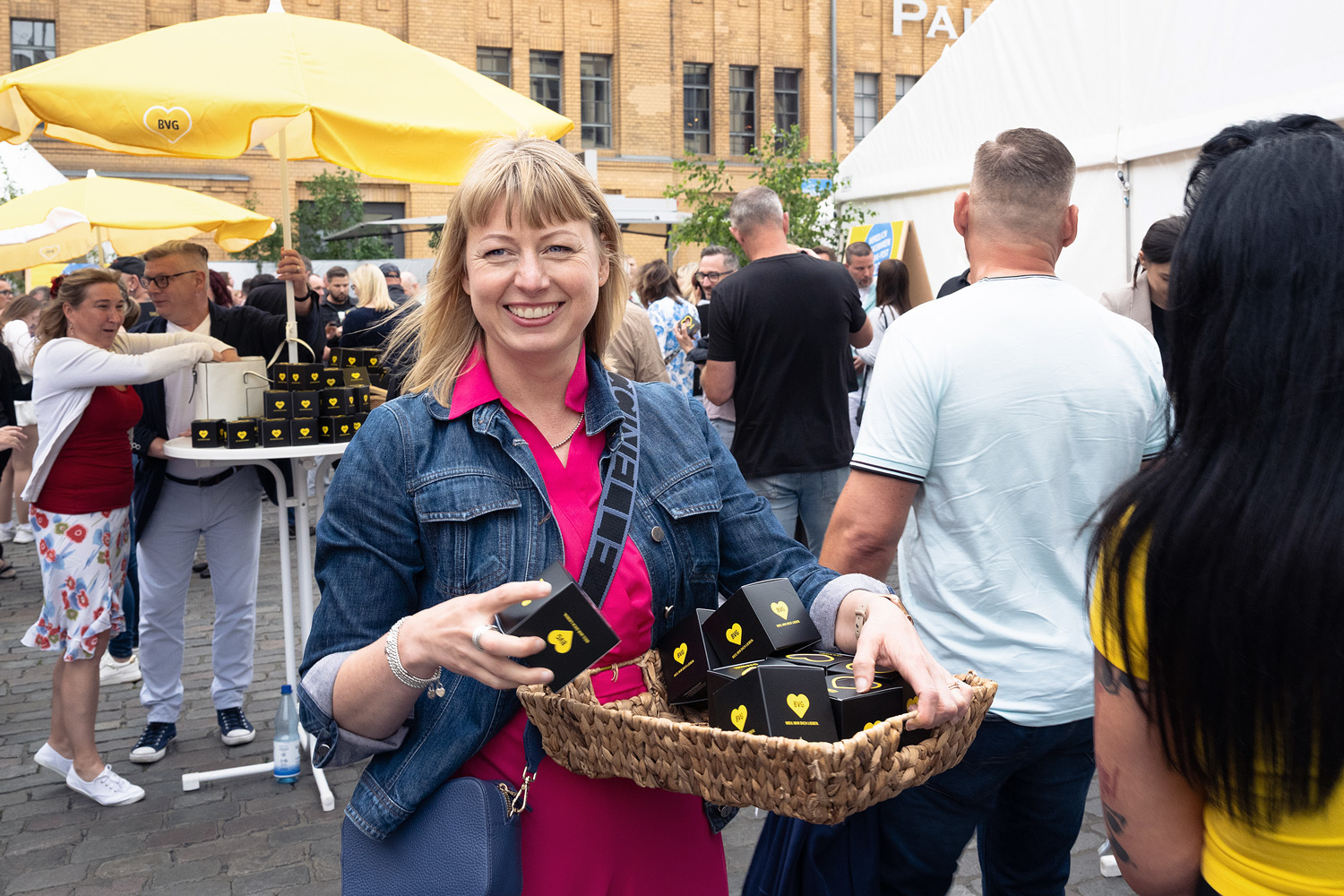 Jenny Zeller-Grothe beim Mitarbeitendenfest der BVG